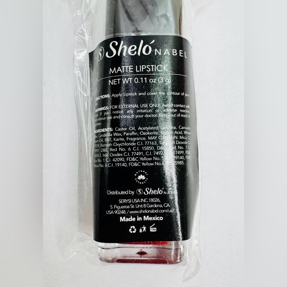 Shelo Nabel‎ Matte Red Lipstick Net WT 0.11oz (3 g) - Picture 5 of 8